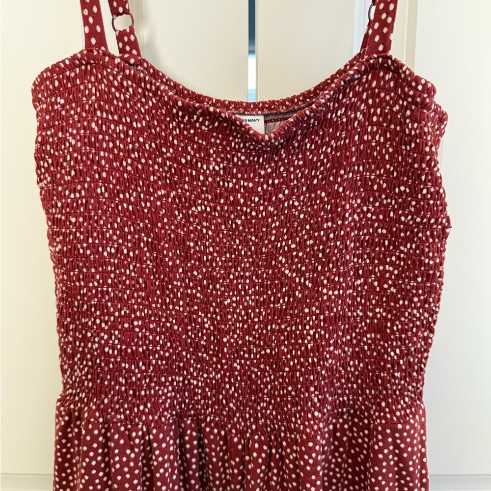 Old Navy Red Jumpsuit - Picture 2 of 3